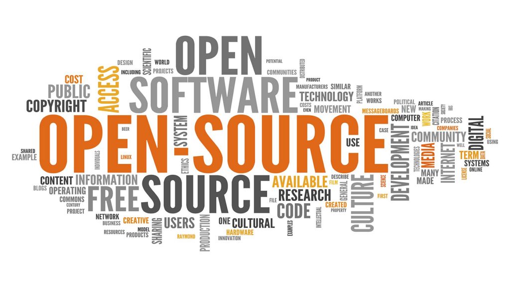 Word Cloud with Open Source related tags