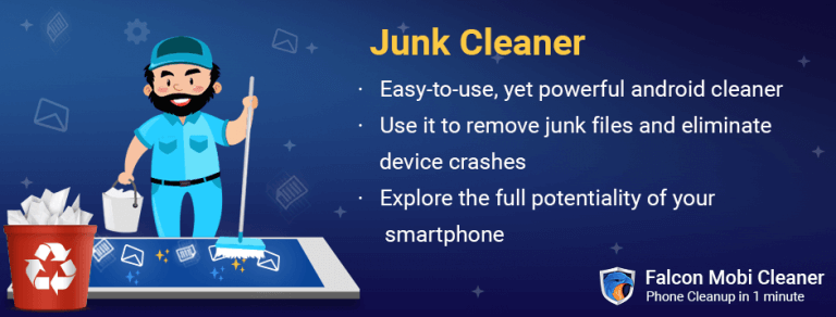 Cleanup Your Android Device Using Falcon Junk Cleaner For Android
