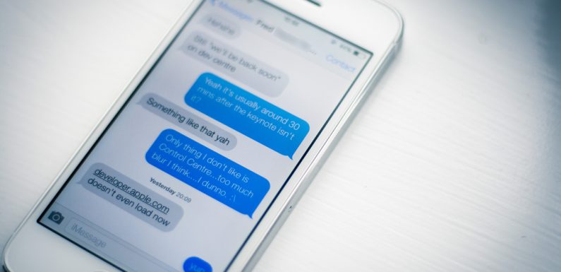 Is it possible to turn on iPhone messages to text instead of iMessages?