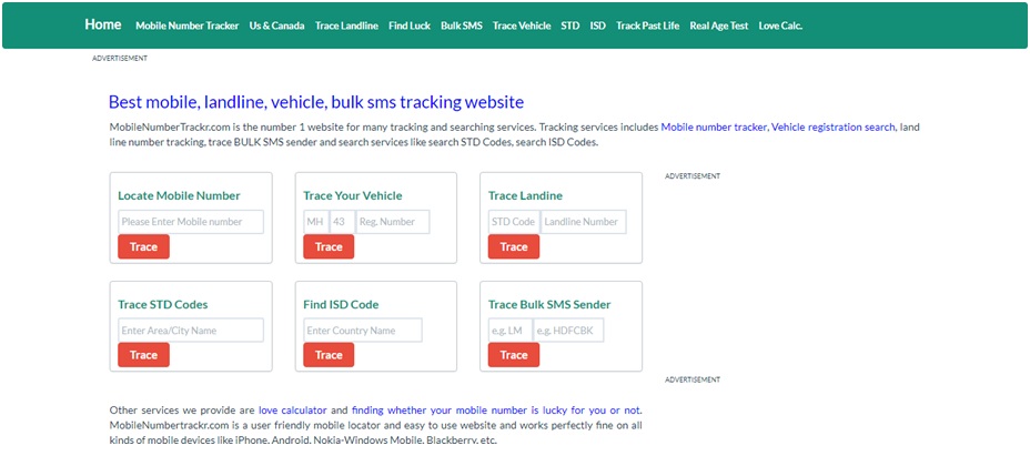 Mobile Number Tracker