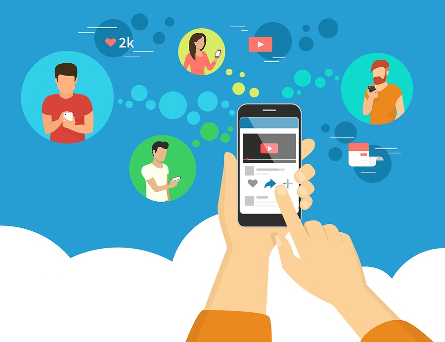 Content social sharing