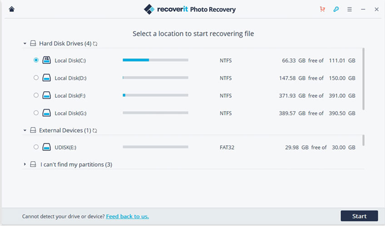 recover deleted files from Windows 10 