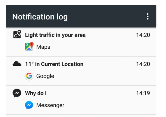 Revisit Accidently Missed Notifications