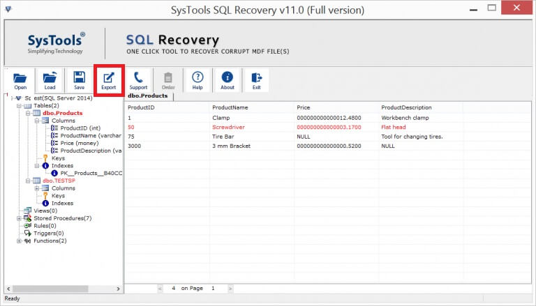 metadata corruption in SQL Server